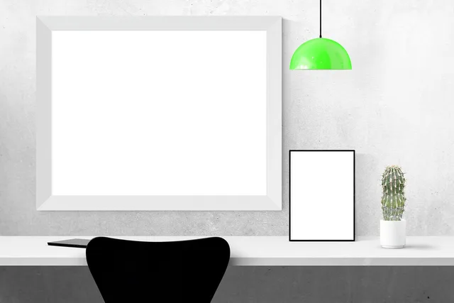 mockup, wall, poster, mock, frame, template, interior. How to build promotional products buyer personas without guesswork