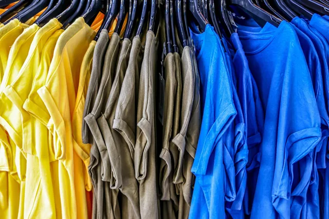 t-shirt, to buy, sales booth, casual, commercial, sale, clothing, trend, material, design, hang, yellow, gray, blue, black, shining, hanger, fashion, shirt, shopping, outerwear, modern, t-shirt, t-shirt, t-shirt, t-shirt, t-shirt, shirt, shirt. Promotional products quote components explained