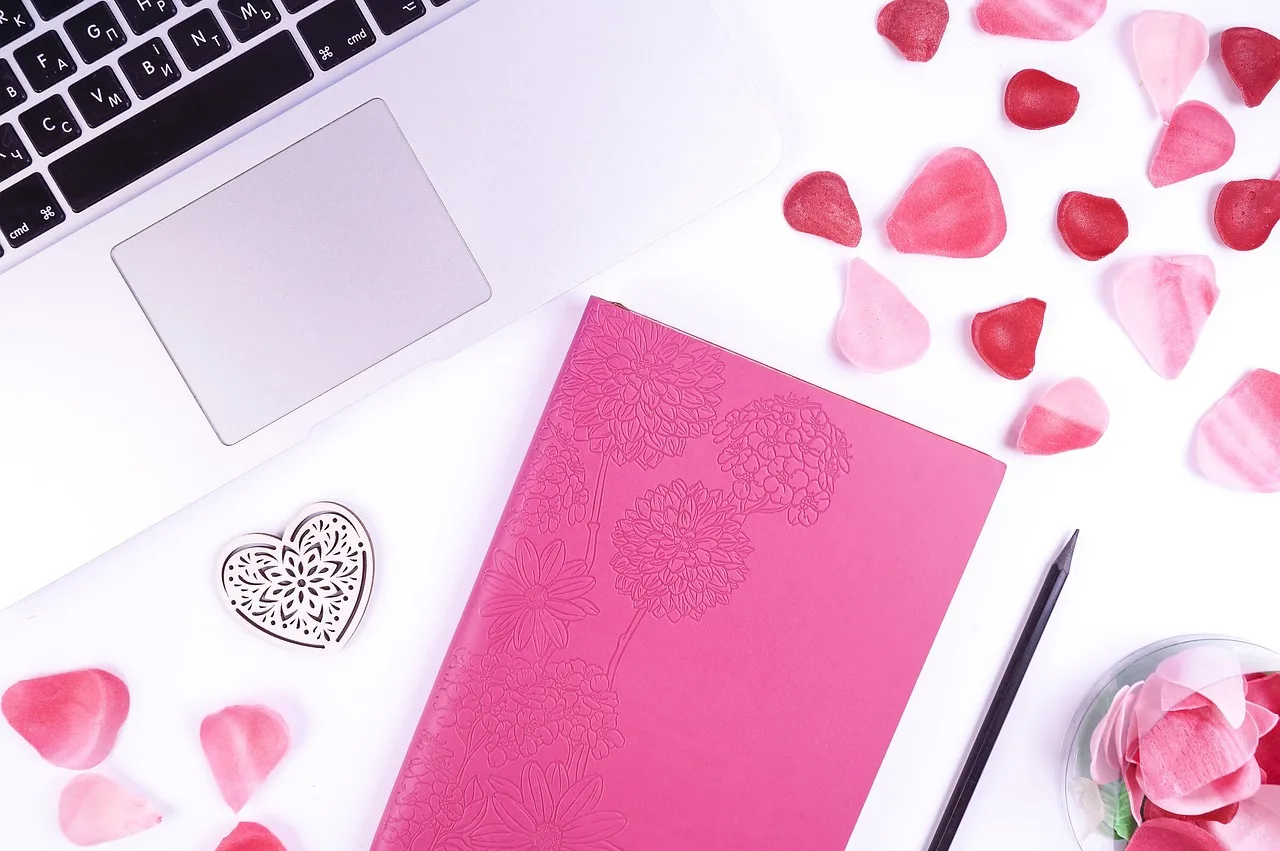 pink, notebook, table, pen, business, diary, pencil, flat lay, valentine's day, romance, love, diary, diary, diary, diary, diary